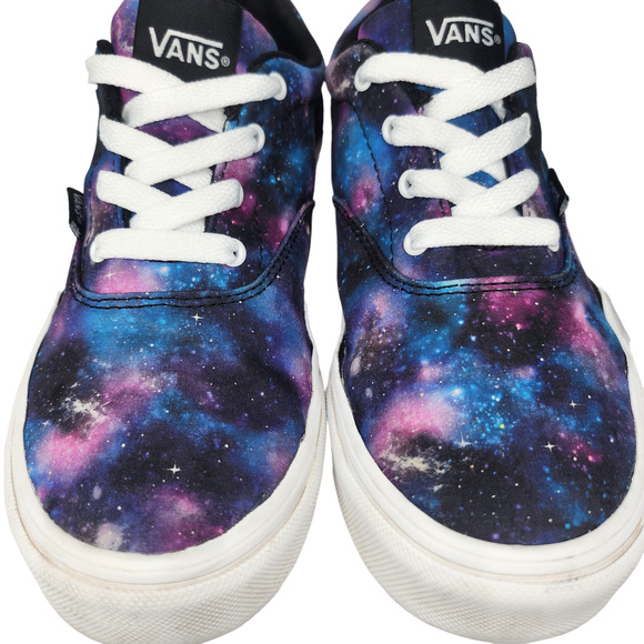 Vans Shoes Juniors 5 Galaxy Space Purple Blue Tie Dye Low Tops Skate Skateboard - Picture 4 of 10